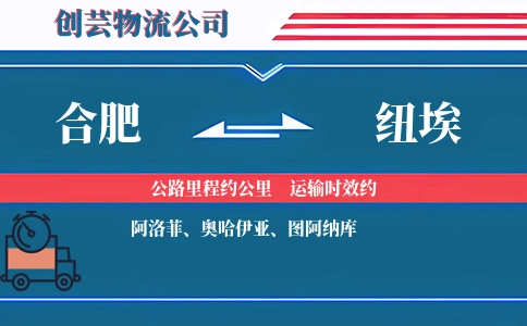 合肥到纽埃物流公司