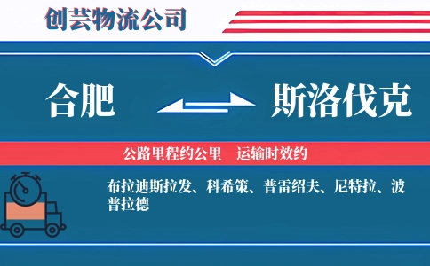 合肥到斯洛伐克物流公司