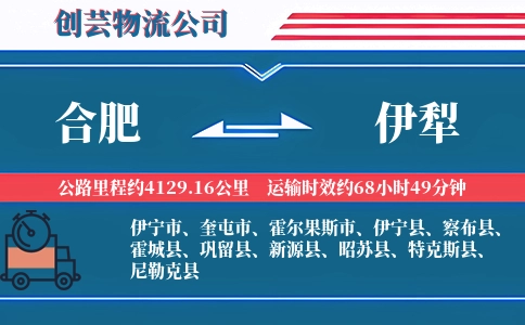 合肥到伊犁物流公司