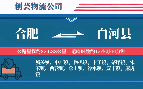 合肥到白河县物流公司