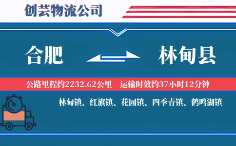 合肥到林甸县物流公司