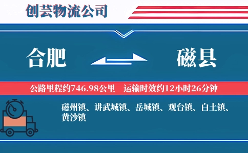 合肥到磁县物流公司