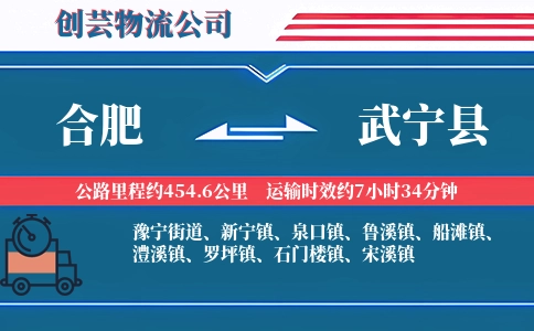 合肥到武宁县物流公司