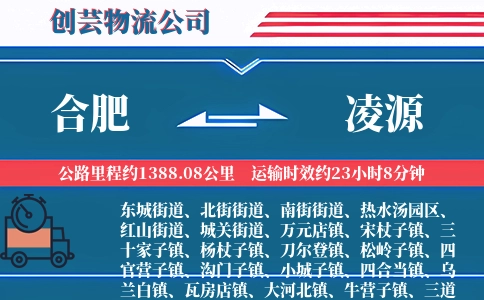 合肥到凌源物流公司