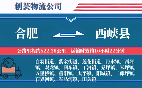 合肥到西峡县物流公司