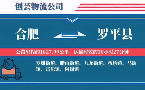 合肥到罗平县物流公司