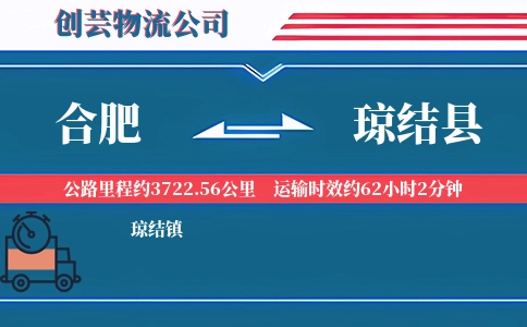 合肥到琼结县物流公司