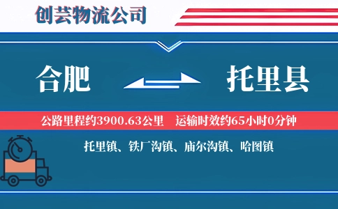 合肥到托里县物流公司