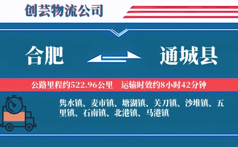 合肥到通城县物流公司