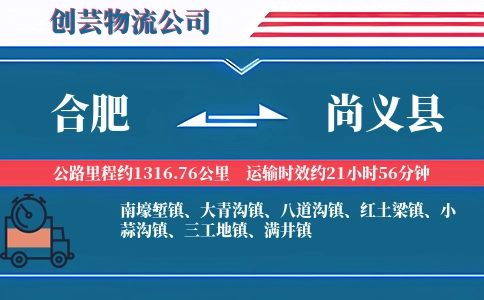 合肥到尚义县物流公司